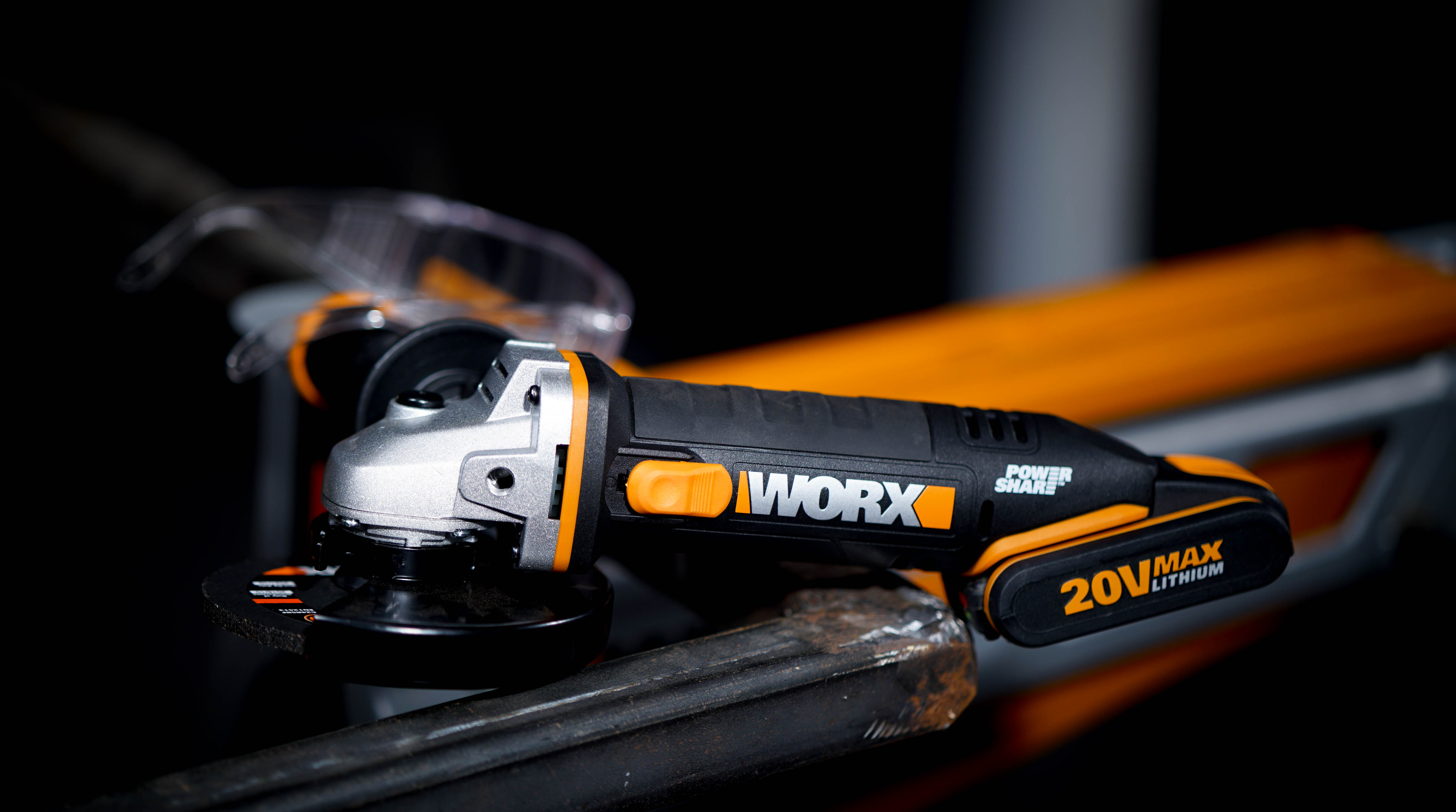 Worx WX803.9 - Amoladora 125mm 20V (S/bat)